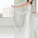 Hana Two-Tier Cathedral Pleated Horsehair Veil