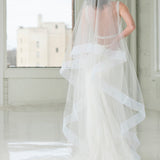 Hana Two-Tier Cathedral Pleated Horsehair Veil