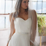Ambrosia Heavy Crystal Fingertip Veil