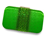 Ella Kelly Green Crystal Clutch