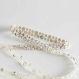 Emilia Narrow Crystal Belt