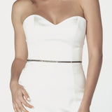 Emilia Narrow Crystal Belt