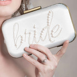 Ever After Pearl "Bride" Clutch