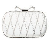 Fifi Small Crystal Bow Clutch