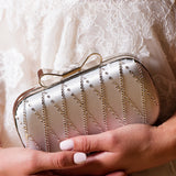 Fifi Small Crystal Bow Clutch
