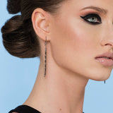 Heather Metal Fringe Earrings