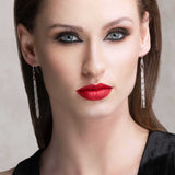 Heather Metal Fringe Earrings
