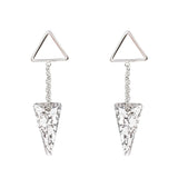 Julia Crystal Spike Drop Earrings