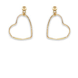 Kim Heart Stud Earrings