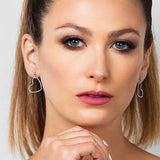Kim Heart Stud Earrings