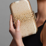 Ella Gold Crystal Clutch