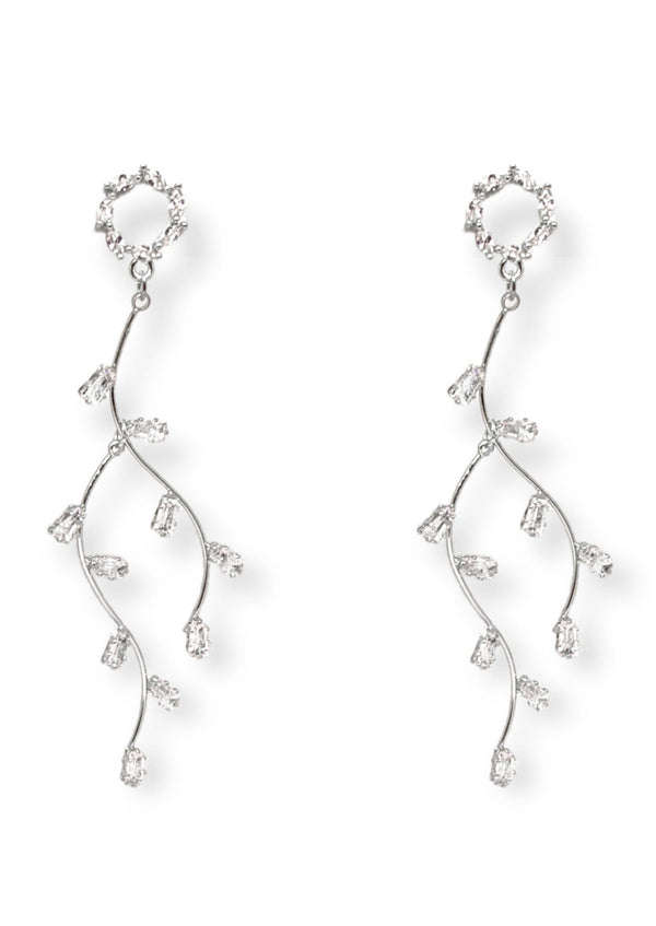 Lily Crystal Drop Earrings