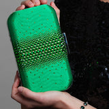 Ella Kelly Green Crystal Clutch