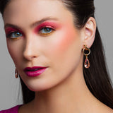 Lori Crystal Knot Drop Earrings