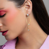 Lulu Infinity Pearl Earrings