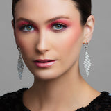 Lux Crystal Diamond Drop Earrings