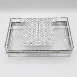 Madison Butterfly Crystal Lucite Clutch