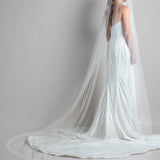Magnolia Pearl and Floral Lace Cathedral Veil
