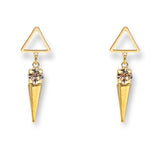 Micky Crystal Spike Drop Earring